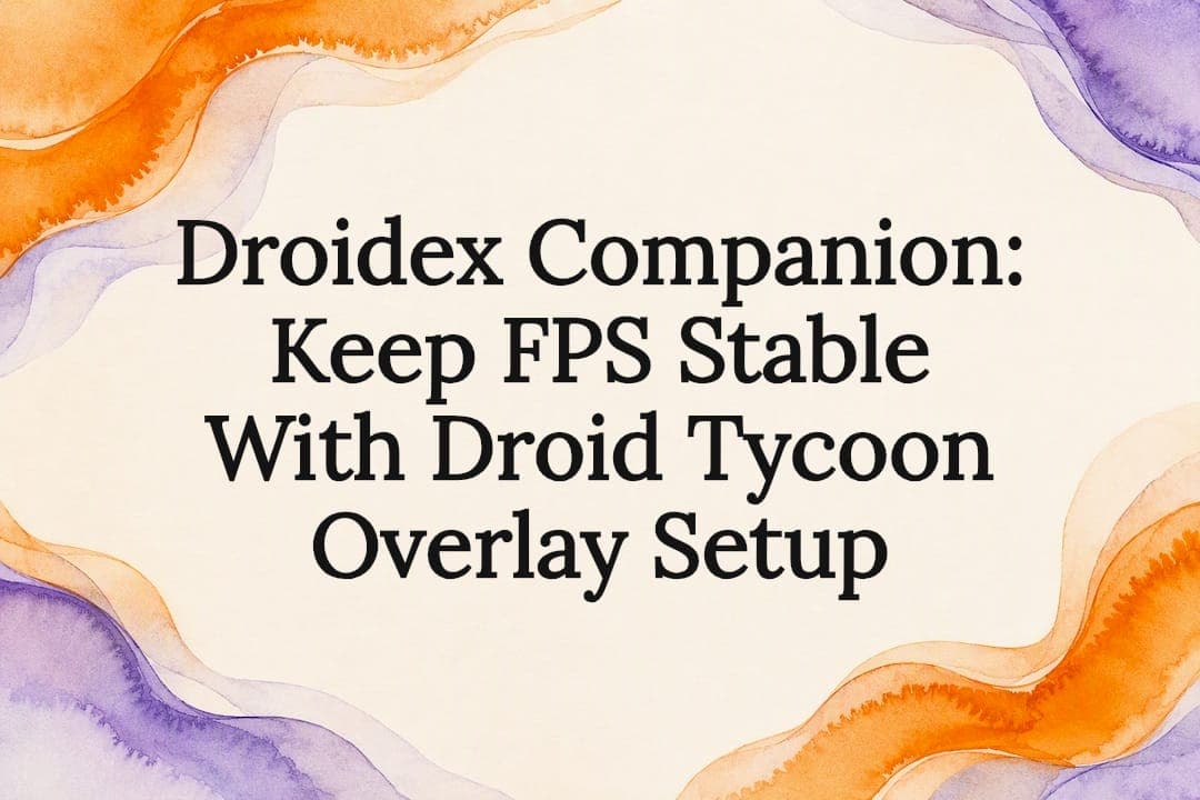 Droidex Companion: Keep FPS Stable With Droid Tycoon Overlay Setup